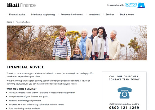 Mail Financial Advise Website